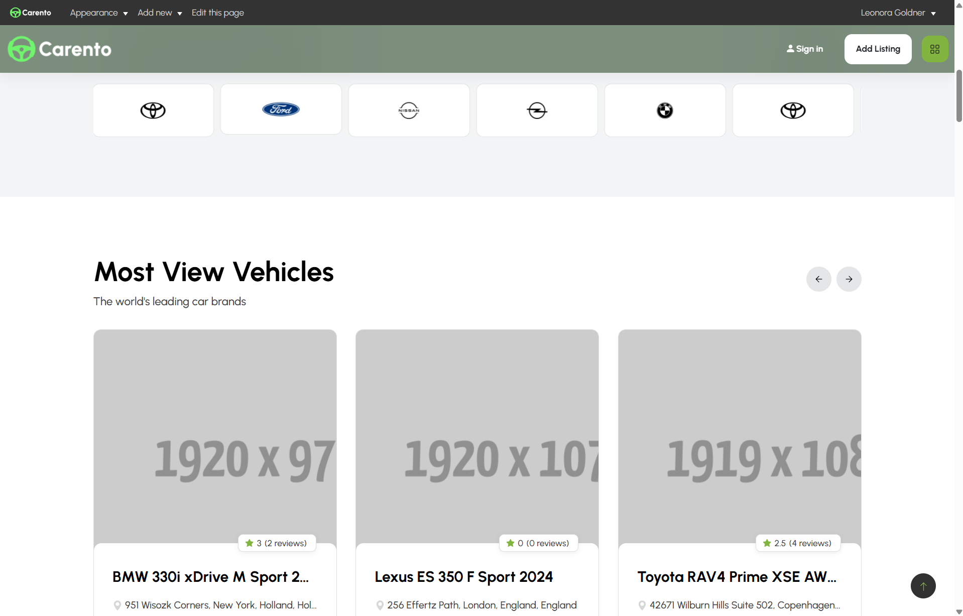 Carento - Oto Kiralama Scripti