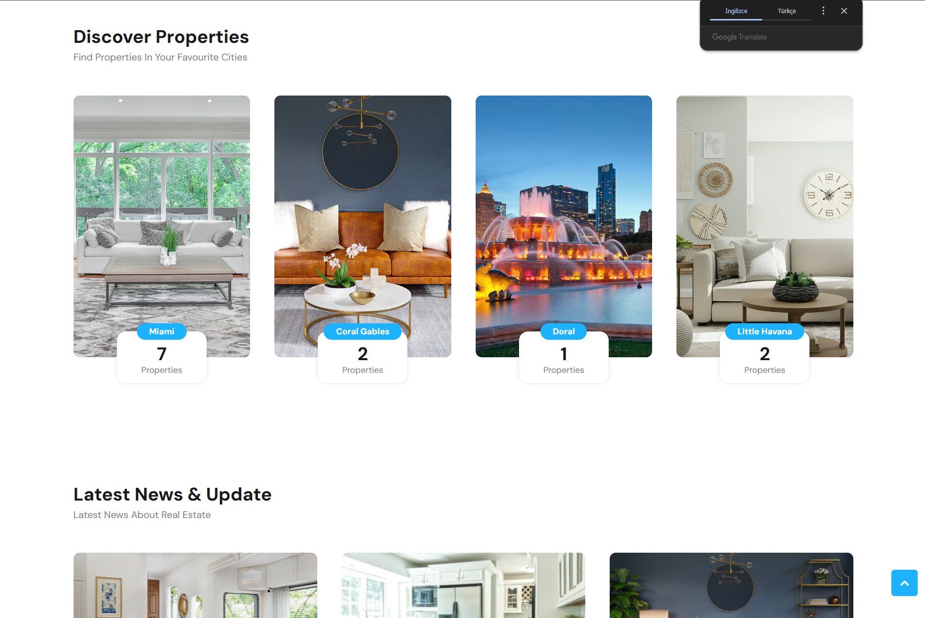 Real Homes  –  Emlak Teması