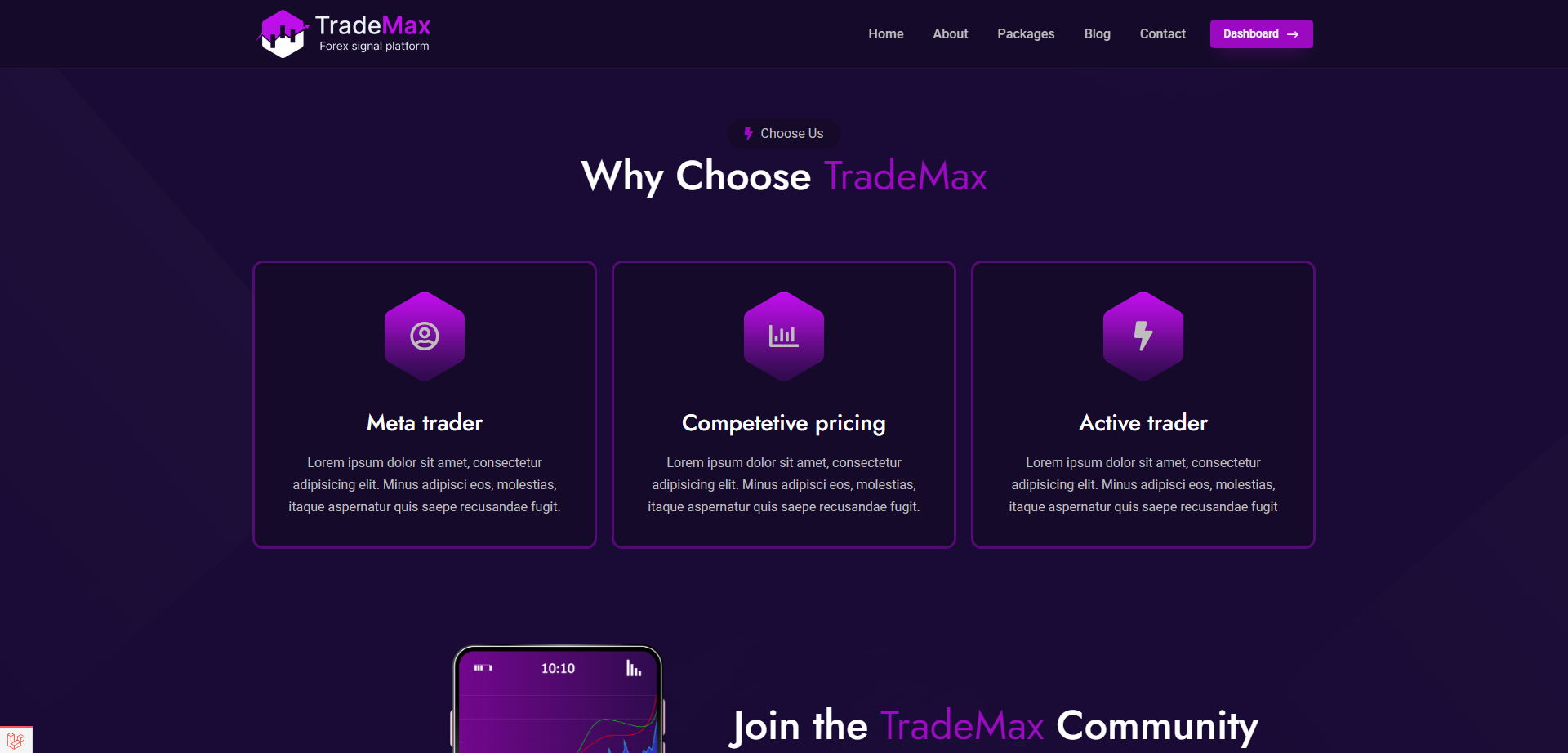 SignalMax - Yatırım ve Forex Platformu