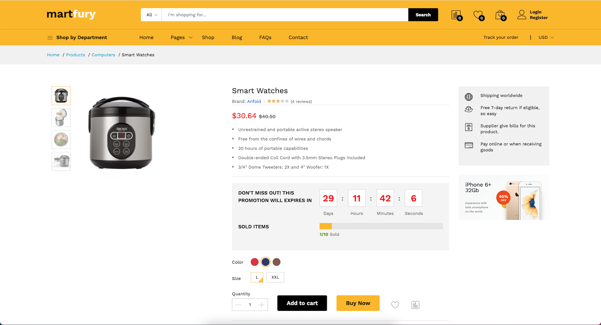 MartFury - Çoklu Satıcı / Pazar Yeri Laravel E-Ticaret Sistemi